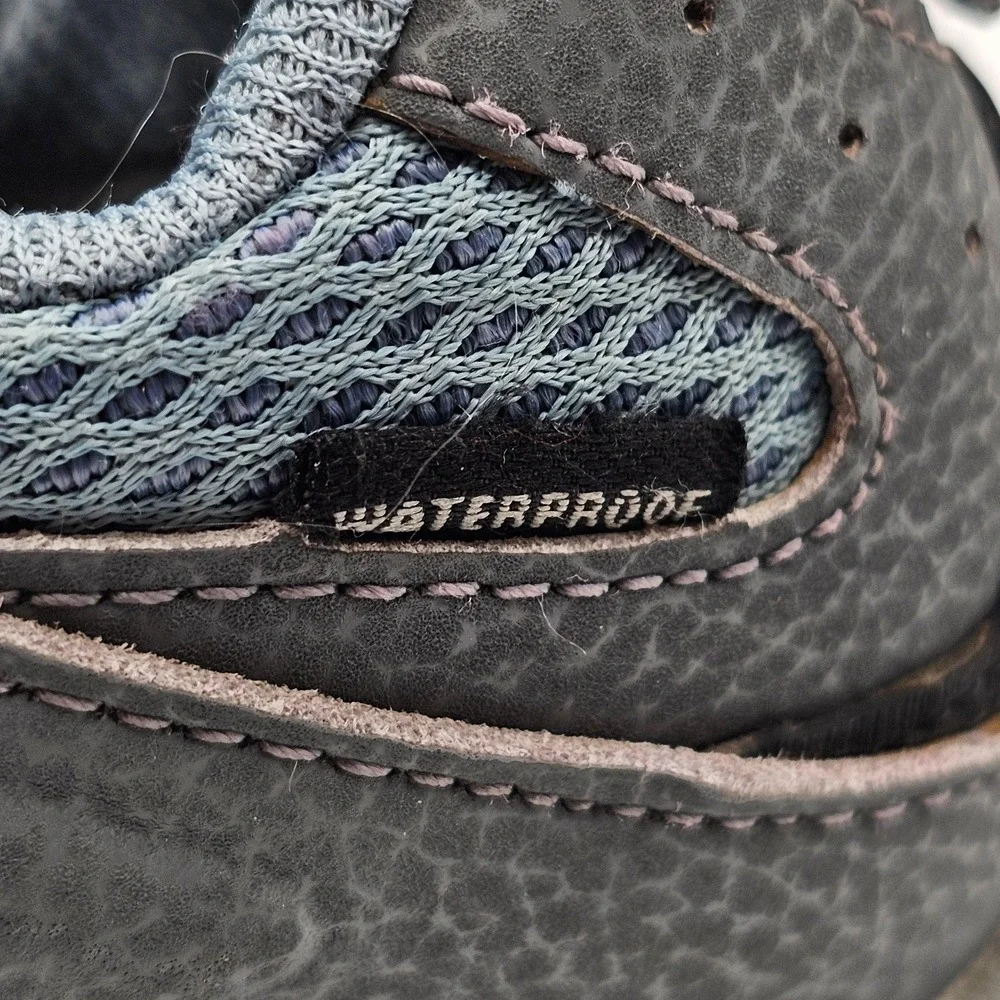 Merrell Waterproof Shoes Womens Size‎ 5 Gray Blue Athletic Hiking Trail Comfort